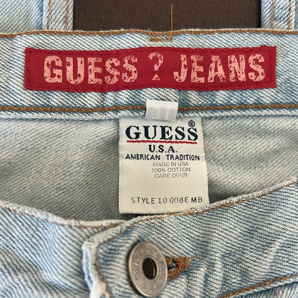 🥂 Host Pick 🥂 Vintage Embroidered Distressed Stonewashed Guess Jeans - Picture 13 of 17